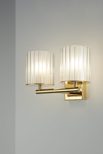 Flute Wall Light Double