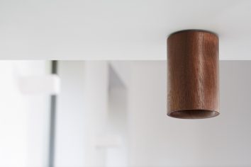 Walnut Cylinder Downlight